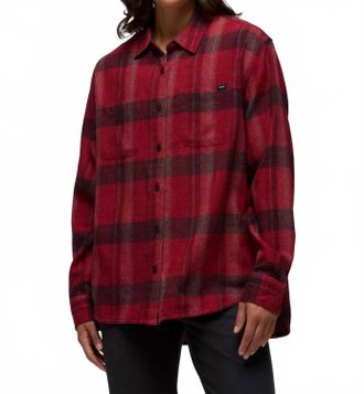 Prana Cabin Core Flannel Shirt In Retrograde