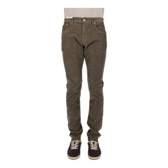 Pantaloni Torino Pantaloni Straight Aggiornati - - Trousers - Uomo - Marrone - W35