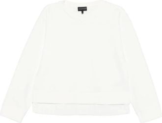 Emporio Armani Sweatshirts, female, White, Size: XS Emporio Armani Capsule Sweaters