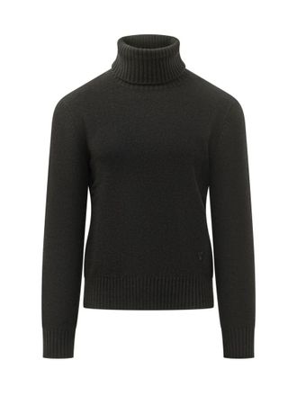Ami Black Turtle Neck Sweater