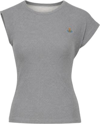 Vivienne Westwood Dames, Tops, Grijs, Maat: M Viscose