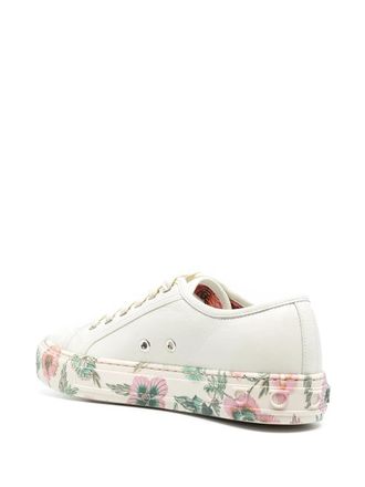 Ferragamo Devin Parker Sneaker - White