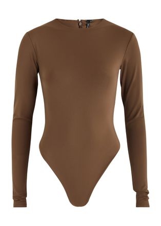 Entire studios Stretch-nylon Bodysuit - Brown - Xxs (UK4 /xxs)