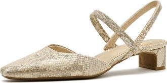 Life Stride Lainey Strappy Shoes High Womens Heels Bone Snake : 8.5 W (C), Synthetic
