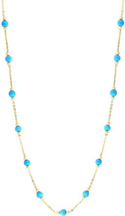 Effy Turquoise Station Necklace in Blue at Nordstrom Rack, Size 18