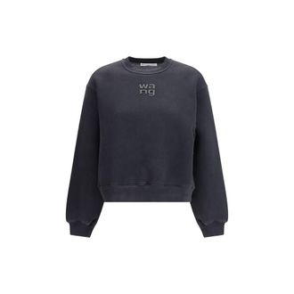 Alexander Wang Alexander Wang Zwart Katoenen Sweatshirt