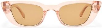 Le Specs Dream Lover 50mm Cat Eye Sunglasses in Blush/latte Tint at Nordstrom