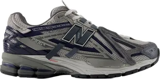 New Balance Layered Grey And Dark Blue Sneakers With Iconic N Logo