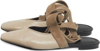 J.W.Anderson Mules con lacci alla caviglia - Toni neutri