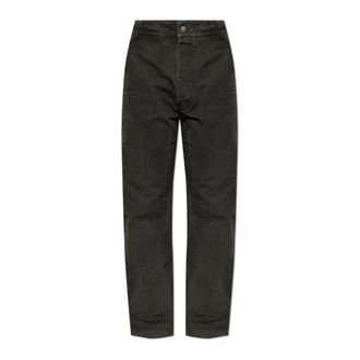 Fear of God Straight Jeans, male, Black, Size: W32 Washed Canvas Utility Pant