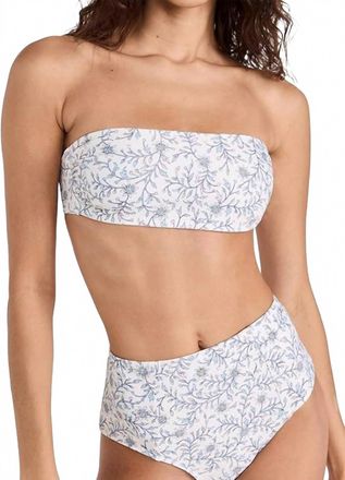 Xirena Womens Arlo Bandeau Top In White Blossom
