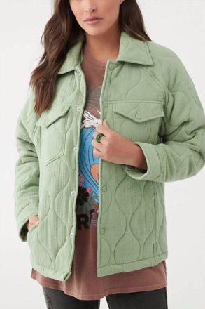O'Neill Emet Quilted Jacket In Aloe