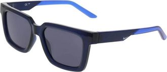 Nike Tide Cosmic N Iu 8106X 410 Bril - Heren - Zonnebrillen - Blauw - 53 MM - Accessoires