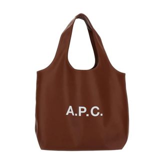 A.P.C. Tote Bags, female, Brown, Size: ONE SIZE Tote Bags