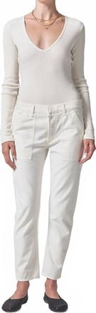 Citizens Of Humanity Leah Cargo Jeans In Pashmina