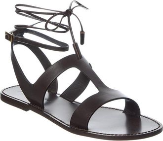 Max Mara Lemma Leather Sandal