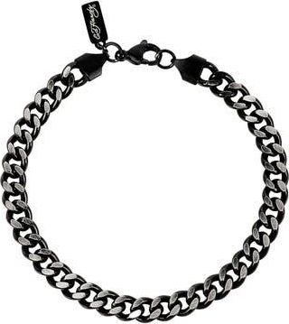 Ed Hardy Mens Curb Chain Bracelet in Black at Nordstrom Rack