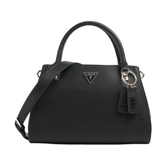 Guess Noelle Saffiano Handtas - Dames - Tassen - Zwart - Maat: ONE Size