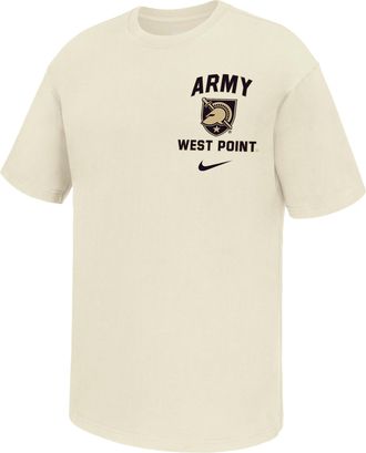 Nike Army Black Knights Nike Mens Football T-Shirt in White | M11766P395USMA-SAI