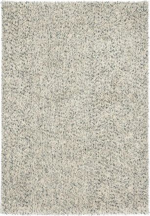 Brink & Campman Hochflor Designer Teppich Pop-Art Weiss/Silber/Blau - aus 100% reiner Schurwolle