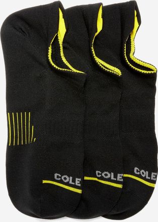 Cole Haan Mens Zer&oslash;grand 3-pair Liner Socks - Black