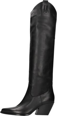 Elena Iachi Blues Boot - Dames - Cowboylaarzen - Zwart - 37 EU - Leer - Schoenen