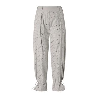 Pinko Wide Trousers, female, Gray, XS, Wide Trousers