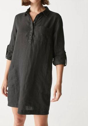 Michael Stars Eleanor Utility Dress In Black
