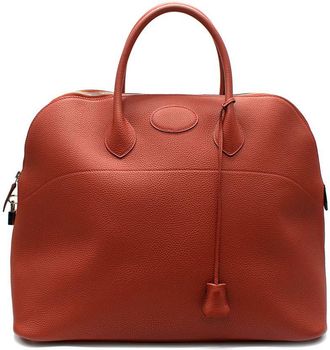 Herm&egrave;s Bolide 45in Brique Togo Leather with Palladium Hardware