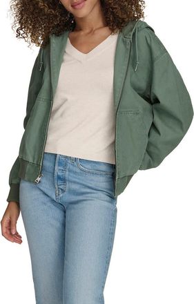 Levi's Cotton Zip Work Hoodie in Laurel Green at Nordstrom Rack, Size X-Small