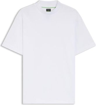 BOSS Porsche x relaxed-fit T-shirt with logo collar
