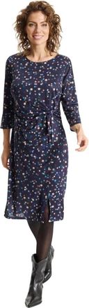 In Front Rosy Dress 3/4 Sleeves - Dames - Casual kleedjes - Veelkleurig - 2XL - Kleedjes