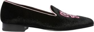 Scarosso Nolita Slipper - Heren - Loafers - Zwart - 40 1/2 EU - Leer - Schoenen