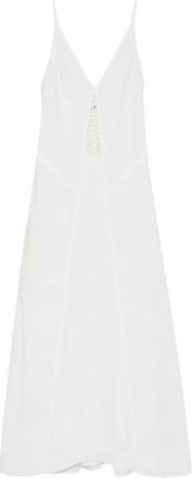 Sir. Maxi jurk met V-hals - Dames - Maxi kleedjes - Wit - XS - Kleedjes