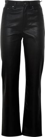 A Gold E Lana Jean - Dames - Leren Broeken - Zwart - W27 - Leer - Broeken