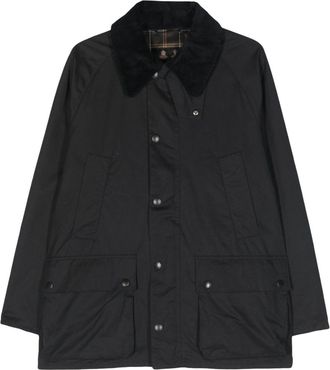 Barbour Bedale corduroy-collar shirt jacket - men - Cotton/Polyamide/Polyester/Polyester - 40 - Blue