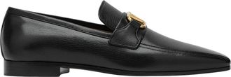 Valentino Garavani Vlogo Signature Loafers - Heren - Loafers - Zwart - 41 1/2 EU - Leer - Schoenen