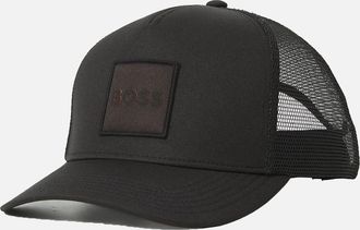 HUGO BOSS Mens Boss Orange ELLIOT TRUCKER CAP BLACK - Size: 1 size