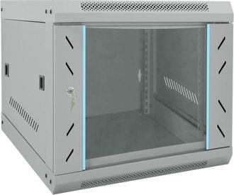 vidaXL Armadietto di rete Grigio 53 x 60 x 45 cm Acciaio - Vidaxl