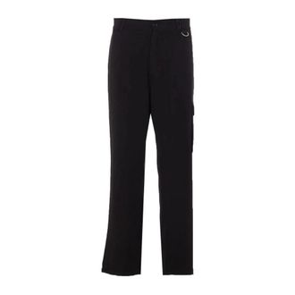 Family Fir$t Milano Cargo Classic Pants - Heren - Straight fit broeken - Zwart - L - Wol - Broeken