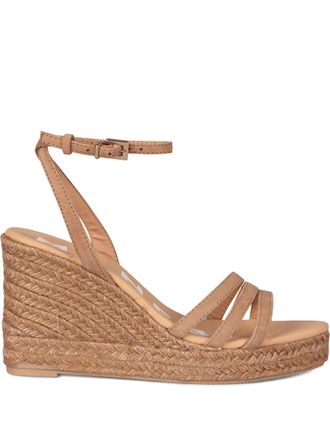 Maneb&igrave; 100mm Hamptons suede espadrilles - women - Goat Skin/Calf Leather/Rubber - 37 - Neutrals