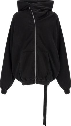 Rick Owens Black Mountain Zip-Up Hoodie