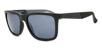 Sinner Bretton Polarized SISU-749-10-P13 Mens Sunglasses Black Size 54