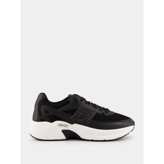 Givenchy Schoenen, Heren, Zwart, 40 EU, Leer, Zwarte Nfnty-52 Sneakers met 4G Embleem