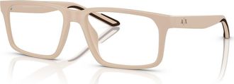 A|X Armani Exchange 55mm Rectangle optical glasses in Brown at Nordstrom