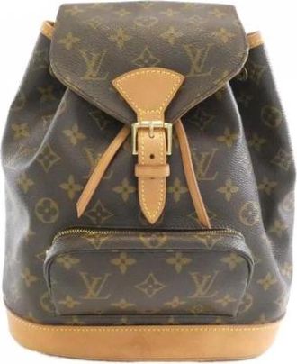 Louis Vuitton Pre-owned Monogram Montsouris Rugzak - unisex - Vintage Rugzakken - Bruin - ONE Size - Vintage