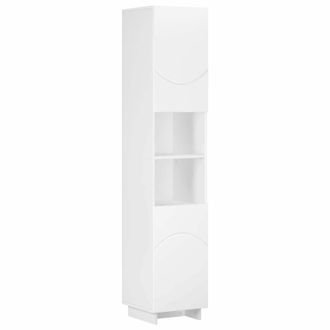 vidaXL Armario De Ba&ntilde;o Blanco 36.5 X 38 X 180 Cm Madera De Ingenier&iacute;a Vidaxl