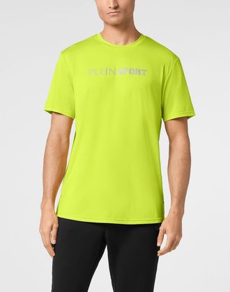 Plein Sport Reflective T-Shirt Round Neck Ss Men in Yellowfluo at Nordstrom, Size Xxx-Large