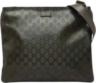 Gucci Pre-owned Crossbody Bag - Dames - Vintage Schoudertas - Bruin - ONE Size - Vintage