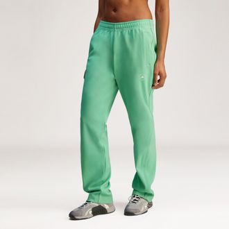 adidas ADIDAS by Stella McCartney Womens Knitted Track Pants - Emerald - Size X-Large